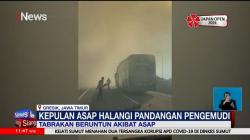 Kepulan Asap Picu Tabrakan Beruntun di Tol Surabaya-Mojokerto