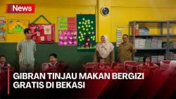 Gibran Rakabuming Tinjau Uji Coba Program Makan Gratis di Bekasi, Sesuai Anggaran?
