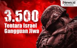 Infografis 3.500 Tentara Israel Derita Gangguan Jiwa sejak Perang Gaza