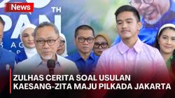 Zulhas Ungkap Pernah Usulkan Duet Kaesang-Zita Anjani di Pilgub Jakarta ke Jokowi