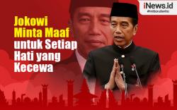 Infografis Jokowi Minta Maaf untuk Setiap Hati yang Kecewa