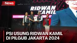 Tak Jadi Usung Kaesang, PSI Resmi Dukung Ridwan Kamil di Pilgub Jakarta 2024