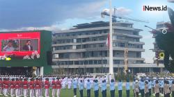 Momen Tim Indonesia Maju Berhasil Menurunkan Bendera Merah Putih di Istana Negara IKN