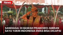 Peringati HUT Ke-79 RI, Sandiaga Uno Yakin Indonesia Emas 2045 Dapat Tercapai