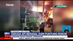 Kebakaran Besar Gudang Pisang di Semarang