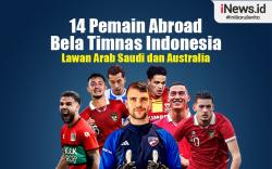 Infografis 14 Pemain Abroad Bela Timnas Indonesia Vs Arab Saudi dan Australia