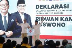 Deklarasi Ridwan Kamil dan Suswono Cagub-Cawagub DKI Jakarta
