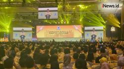 Kelakar Bahlil Kaget Lihat Jokowi Pakai Kemeja Kuning di Munas Golkar