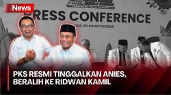 Tinggalkan Anies, PKS Resmi Dukung Ridwan Kamil dan Suswono di Pilgub Jakarta
