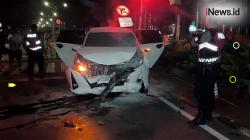 Kecelakaan Beruntun di Menteng, 3 Mobil Ringsek