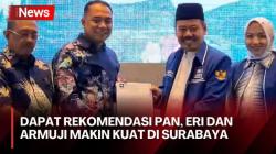 PAN Resmi Dukung Eri Cahyadi dan Armuji di Pilkada Surabaya 2024