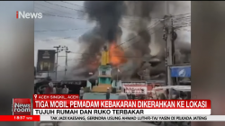 7 Bangunan Rumah dan Ruko di Aceh Singkil Terbakar, 3 Mobil Damkar Dikerahkan
