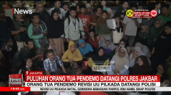 Tak Ada Kabar, Puluhan Orang Tua Pendemo Tolak RUU Pilkada Datangi Polres Jakbar