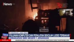 Puluhan Komputer Sekolah di Ponorogo Ludes terbakar