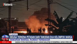 Rumah di Tanjung Priok terbakar akibat Tawuran Warga