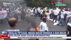 Aksi Unjuk Rasa Tolak Muktamar PKB