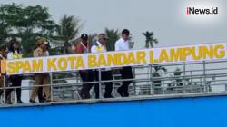 Jokowi Resmikan Sistem Penyediaan Air Bersih Senilai Rp1,38 Triliun di Lampung