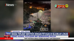 Demo Kawal Putusan MK di Semarang Ricuh, Massa Terlibat Bentrok dengan Petugas