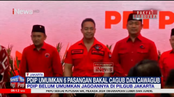 PDIP Umumkan 6 Pasangan Cagub dan Cawagub