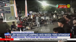 Ratusan Mahasiswa Tuntut Polisi Bebaskan 35 Massa yang Ditangkap saat Demo Ricuh di Makassar