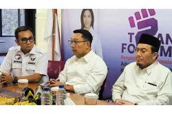 Ridwan Kamil - Suswono Sambangi Kantor DPW Partai Perindo DKI Jakarta