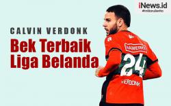 Infografis Calvin Verdonk Dinobatkan sebagai Bek Terbaik Liga Belanda