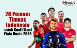 Infografis 26 Pemain Timnas Indonesia untuk Kualifikasi Piala Dunia 2026