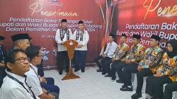 Norhasani-Gusti Kadarusman Didukung Partai Perindo Daftar ke KPU, Maju Pilkada Tabalong<
