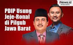 Infografis PDIP Usung Jeje-Ronal Maju Pilgub Jabar