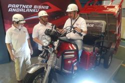 Penampakan Motor Listrik Roda Tiga untuk UMKM
