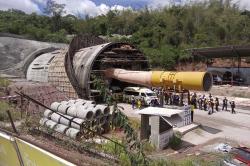Terowongan Proyek Kereta Cepat Thailand-China Runtuh