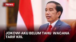 Jokowi soal Subsidi KRL Berbasis NIK: Saya Enggak Tahu