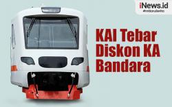 Infografis KAI Tebar Diskon Tiket KRL Bandara Soekarno-Hatta