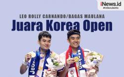 Infografis Leo/Bagas Juara Korea Open 2024 