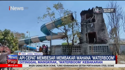Ditinggal Mangkrak, Waterboom di Margorejo Pati Kebakaran