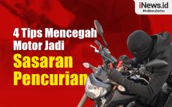 Infografis 4 Tips Mencegah Motor Jadi Sasaran Pencurian