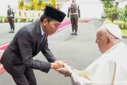 Momen Presiden Jokowi Terima Kunjungan Kenegaraan Paus Fransiskus