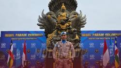 Membanggakan, Bripka Pande Made Satgas FPU 5 Minusca Bangun Monumen Garuda Wisnu Kencana<