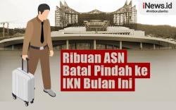 Infografis Ribuan ASN Batal Pindah ke IKN Bulan Ini!