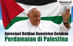Infografis Jokowi Apresiasi Vatikan Konsisten Serukan Perdamaian di Palestina 