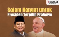 Infografis Paus Fransiskus Sampaikan Salam Hangat untuk Presiden Terpilih Prabowo