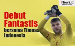 Infografis Debut Fantastis Maarten Paes bersama Timnas Indonesia