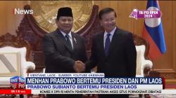 Prabowo Temui Presiden Laos, Jajaki Kerja Sama Bilateral