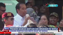 Presiden Jokowi Pamit dan Minta Maaf saat Temui Masyarakat di Surabaya