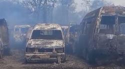 Kebakaran Hebat Hanguskan 24 Mobil Dinas Pemkot Pangkalpinang