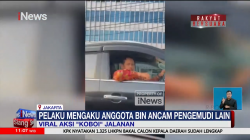 Aksi Pria Nekat Acungkan Pistol usai Serempet Mobil di Kalibata