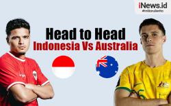 Infografis Head to Head Timnas Indonesia Vs Australia