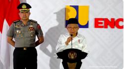 Ma'ruf Amin Resmikan Revitalisasi Pasar Encik Puan Perak di Tanjungpinang Senilai Rp79,8 Miliar 