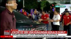 Jokowi Nonton Langsung Laga Timnas Indonesia vs Australia di SUGBK