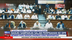 Menteri Basuki Hadimuljono Meneteskan Air Mata Pamit ke Komisi V DPR